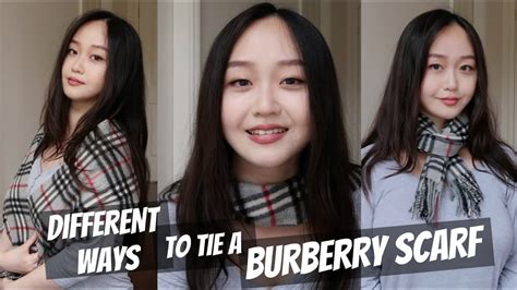 burberry scarf youtube video|16 Ways to Wear a Burberry Scarf (or any rectangular scarf.